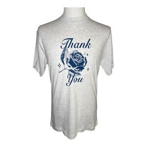 MARKET Thank You Rose Graphic T-Shirt Short Sleeve Crew Neck Small